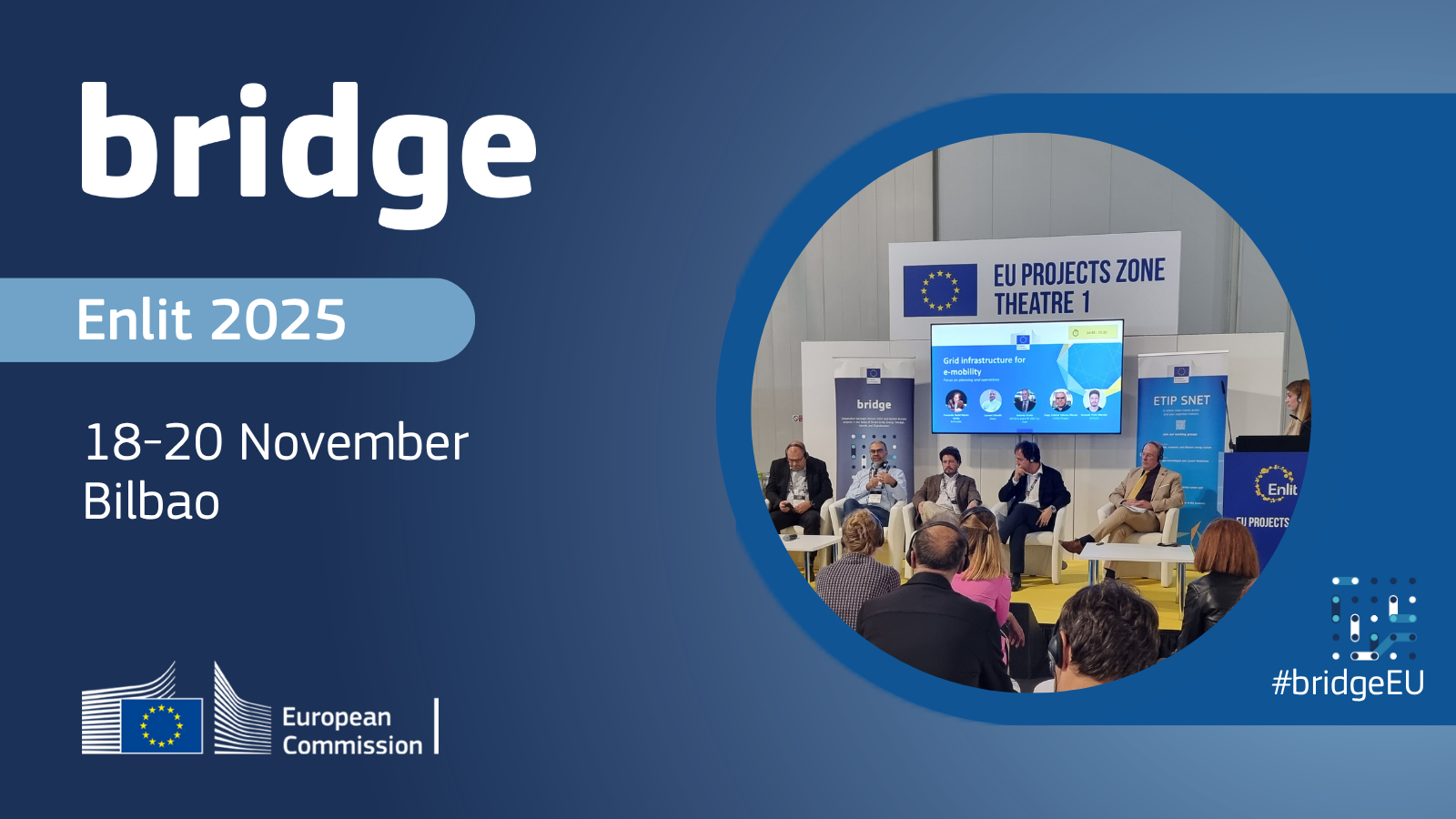 On June 25, from 12:00 to 13:00 BRIDGE Secretariat will host with Enlit organisers an Info Session on EU Projects Zone at Enlit Europe 2025