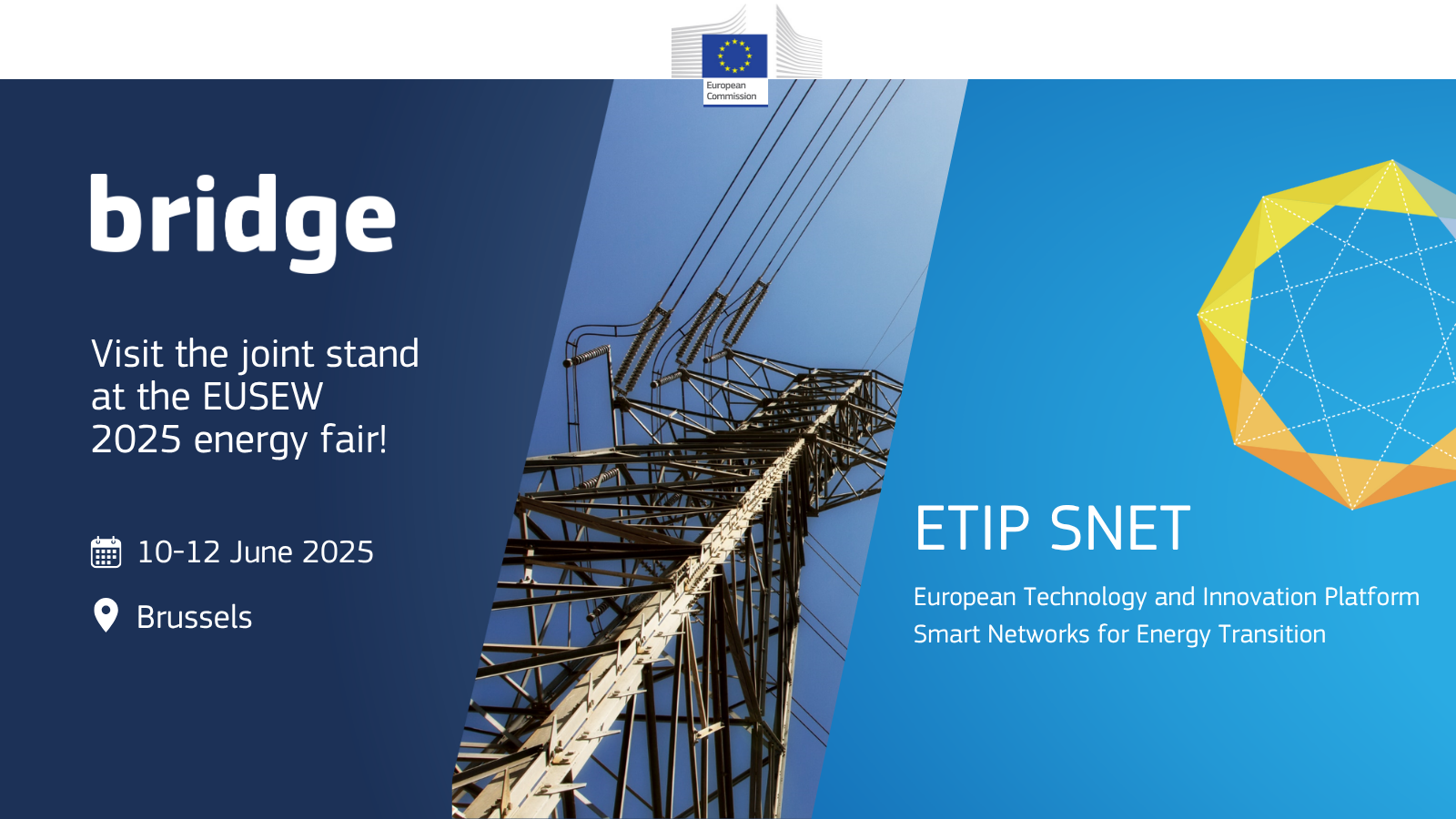 Joint cover for BRIDGE and ETIP SNET announcing their presence at EUSEW